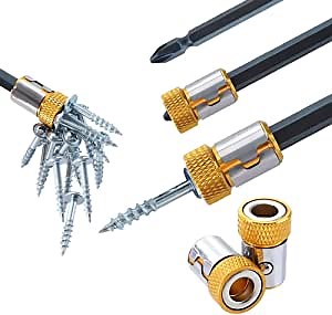 5pcs Bit Magnetizer Ring Removable For 1/4"(6.35mm) hex screwdriver and powrer bits
