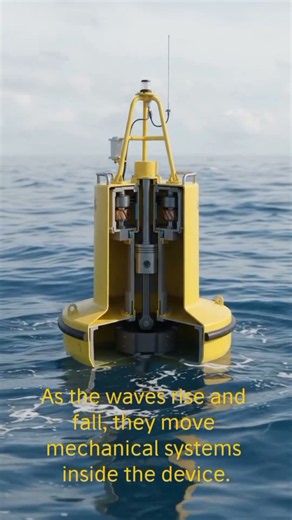 How Ocean Waves Generate Electricity 🌊⚡ | 3D Explained