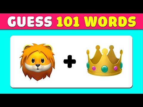 Guess the Word by Emoji (101 Words) | Ultimate Emoji Challenge Quiz