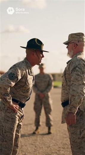 Senior Citizen Marines Drill Instructor Says “Call Me Satan!” 😂 #SeniorCitizenMarines #Shorts