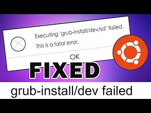 [Fixed] Grub Install Fatal Error in Ubuntu 20.04 LTS [Updated 2022]