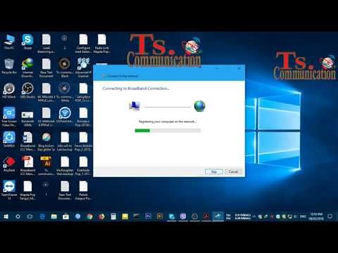 Creating a PPPoE Dial Up Connection on Windows 7 & 10