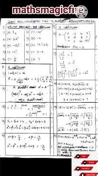 12th standard maths first mid term test question paper july 2026 ,answer key.