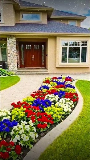 Convertí la Entrada de Mi Casa en un Jardín de Ensueño 🌿🌺 ¡Mira el Resultado! #Jardin #Jardineria