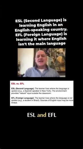 ESL vs EFL: Understanding Key Teaching Terminology Explained #shorts