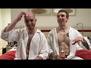 We saw each other naked for the first time.