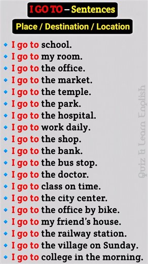 I GO TO – Explained | English Like a Native! 💯👩‍🎤