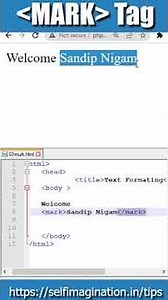 How to Highlight Text in HTML | HTML Mark Tag