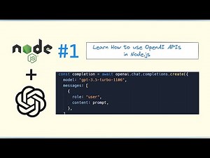 OpenAI APIs with Node.js: Chat Completion Guide