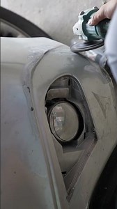 How to Featheredge Scratched Bumper Paint Flat 🚗 #shorts #diy