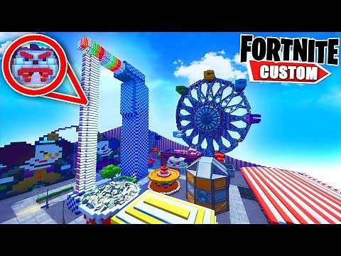 Fortnite CARNIVAL HIDE and SEEK.. BEST Hiding spots EVER?! (Fortnite Creative Mode)