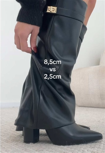 Jess Boots Short review: 8.5cm vs 2.5cm heel comparison