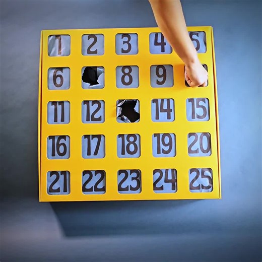 Reusable Navy Blue Punch Game Box: Party Countdown, Gift Reveal - Etsy