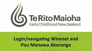 Login/navigating Wisenet and Pou Manawa Akoranga