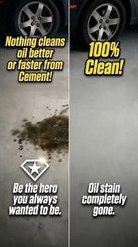 Don't Touch That Concrete Oil Stain Until You See This...