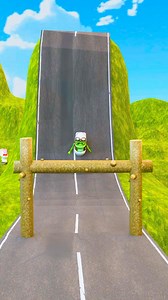 112K views · 1.2K reactions | Cars vs Log Trap | Big Star Animation | Facebook