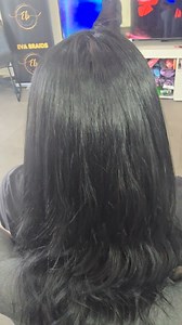 My client just got these gorgeous black weave extensions installed! 🤩 They totally transformed her look, giving her so much length and volume. It's amazing how a good weave can make you feel so glamorous and confident. I'm obsessed with how healthy and shiny they look. Seriously, if you're looking for a change, extensions are the way to go! ✨ #hairextensions #blackhair #weave #hairgoals | Eva Braids