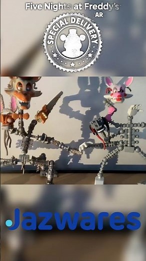 Jazwares FNAF magician mangle AND ringmaster foxy REVIEW