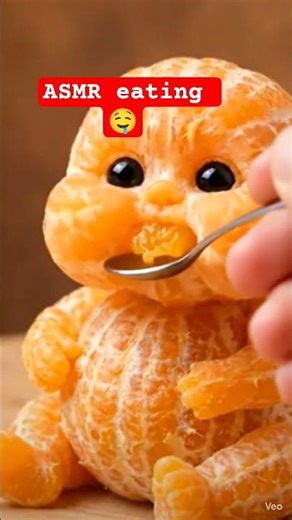 Orange Eating Arms 🍊 | Satisfying ASMR Shorts#orangemukbang#asmrshorts #asmr #viral
