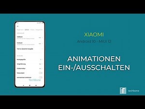 Animationen entfernen - Xiaomi [Android 10 - MIUI 12]