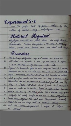 'Experiment 8.1 class 9 physics #shorts #Experiment #class9 #practical