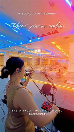 Let the violin and piano add color to your special day#violinevent #wedding #ไวโอลิน #ไวโอลินงานแต่ง