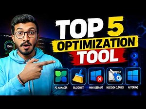TOP 5 FREE PC OPTIMIZATION TOOLS 2026 🔥 BOOST FPS & FIX LAG FOR SMOOTH GAMEPLAY