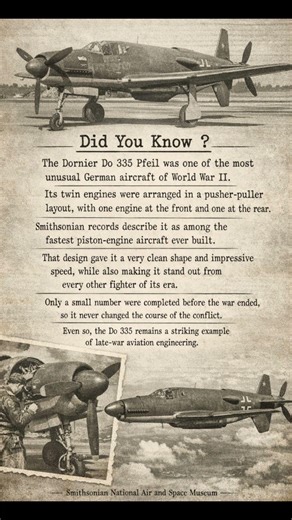 Dornier Do 335 Pfeil — “Do 335 Pfeil: The Fastest Piston Fighter?”.