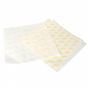 [Hot Item] Greaseproof Food Wrapping Fried Chicken Chocolate Sweet/French Fries/Hamburger/Burger Wrapping/Packaging Wax Paper