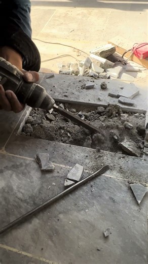 🔥Marble Cutting & Concrete Breaking Like a Pro 👷 | Hand Grinder Secrets