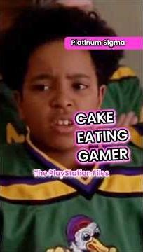 Cake Eating Gamer - NO fork, NO controller