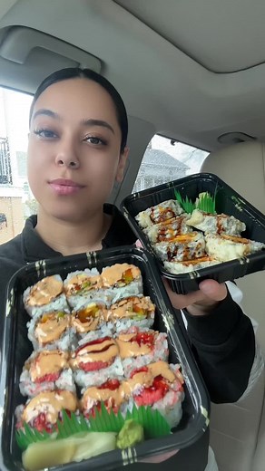 Sushi and Spring Rolls Mukbang | Eating ASMR