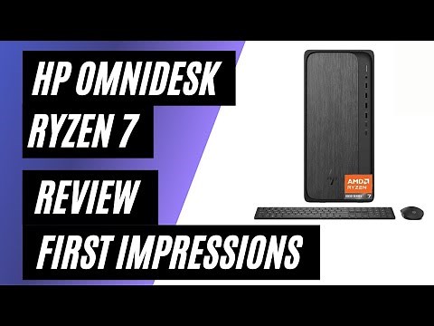 HP OmniDesk Review – Ryzen 7, 16GB DDR5, 1TB SSD - Power in a Sleek Wood Finish!