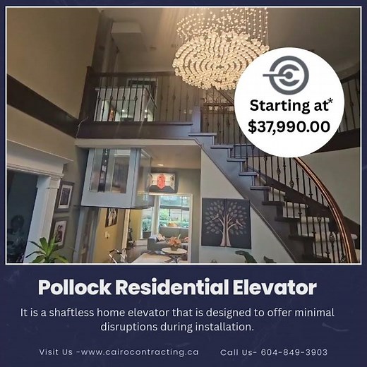 Elevate Your Home Comfort with Pollock Residential Elevators!