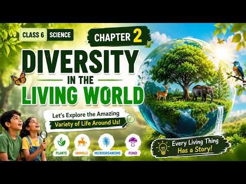 Diversity in the Living World | Class 6 Science Chapter 2 | Easy Explanation