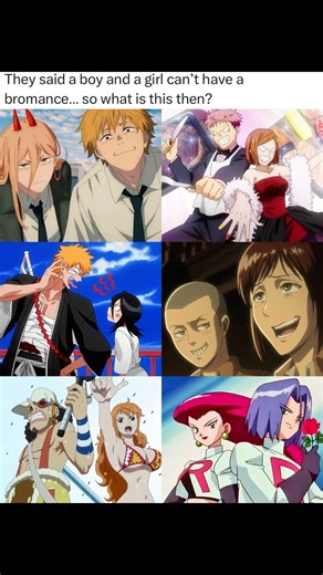 The Ultimate Anime "Bromance" From Denji & Power to Jessie & James 🔥🤝