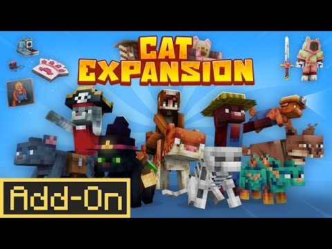 20 NEW CATS! | CAT EXPANSION Add-On Showcase | Minecraft Marketplace