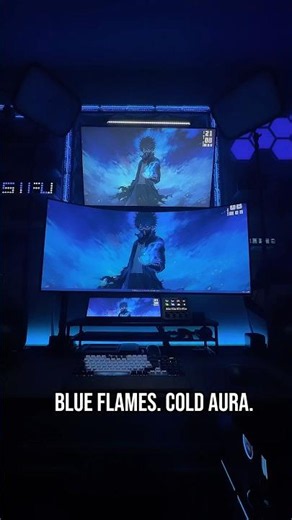 Dabi-inspired anime gaming setup 🔥