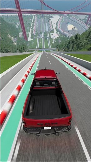 How High Can a Ford F-350 Jump? | Beamng #beamngdrive