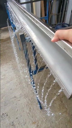 Discovered New Feature Of The Indoor Waterfall Overflow Channel