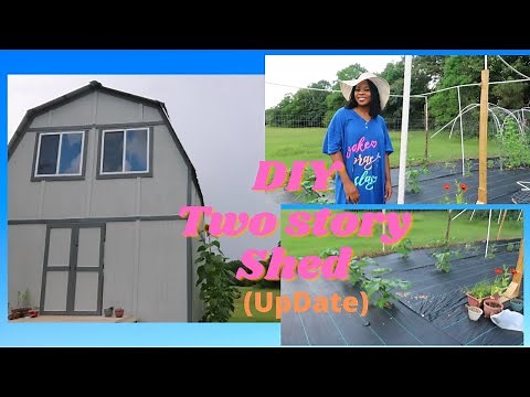 DIY Two Story Shed Build (update Finished Shed)