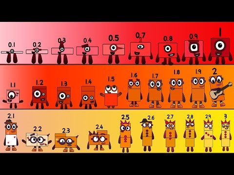 Sprunki OC Numberblocks Band Tenths 0.1-1 & 1.1- 2 & 2.1- 3 | Compilation Incredibox #numberblocks