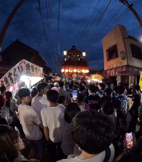 ②🌙【佐原の大祭【夜編】を散歩してみた（8K VR180＆バイノーラル録音）】🏮🏯第一章📺本編はVR180の8Kバージョンで公開中！→🌙[Sawara Grand Festivalを押して‼