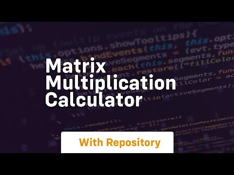matrix multiplication calculator
