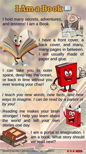 I Am a Book 📖 ✨ Learn New Words and Stories for Kids