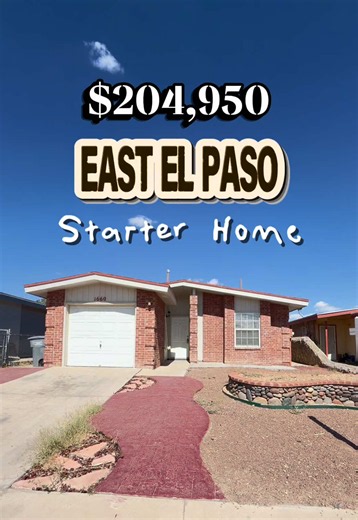 East El Paso 3-Bed Brick Home for Sale — $204,950 (79936)