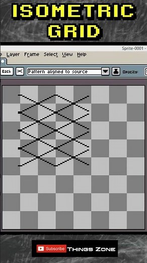 Master Isometric Drawing in 30 Seconds! #Aseprite #pixelart