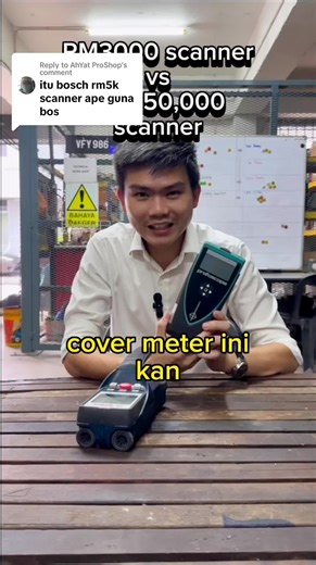 Replying to @AhYat ProShop Bosch scanner #concrete #scanning #xradar #mapping #renovation #malaysia