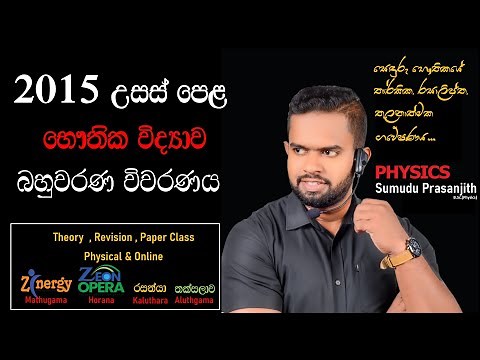 2015 Physics Mcq Discussion