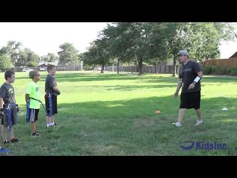 Flag Football Drill: Pursuit Drill